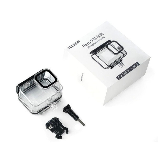 водонепроникний бокс Telesin для GoPro HERO 9 Transparent (GP-WTP-901)