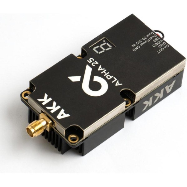 Відеопередавач (VTX) AKK Alpha 25W 4.9G-6G 96CH (A25)