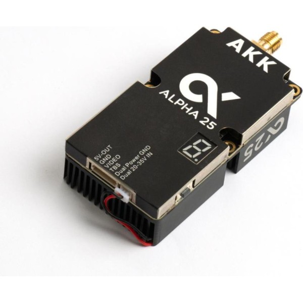 Відеопередавач (VTX) AKK Alpha 25W 4.9G-6G 96CH (A25)