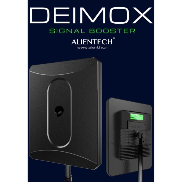 Підсилювач сигналу ALIENTECH DEIMOX Signal Booster Range Extender з кабелем RG-8 20 метрів х2 та штативом