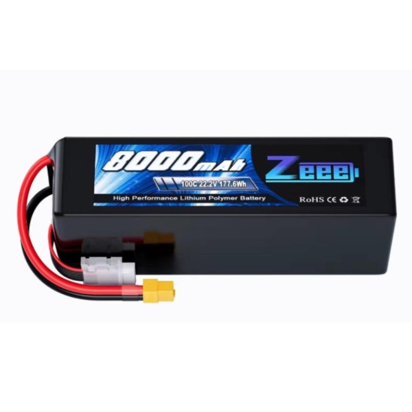 Акумулятор Zeeepower FPV 6S 8000mAh Li-po (ZEEE8000-100-6S)