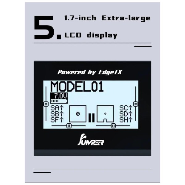Пульт керування Jumper Jumper T12 MAXHALL ELRS2.4G (C10120)