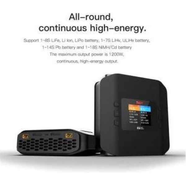 Зарядний пристрій ISDT K4 AC 400W DC 600Wx2 (HP0015.K4)