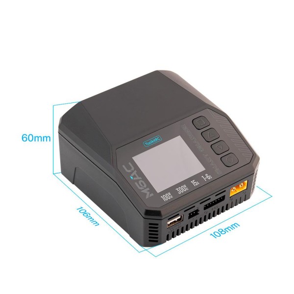 Зарядний пристрій ToolkitRC M6AC AC 100W / DC 300W (TK13800-EU)
