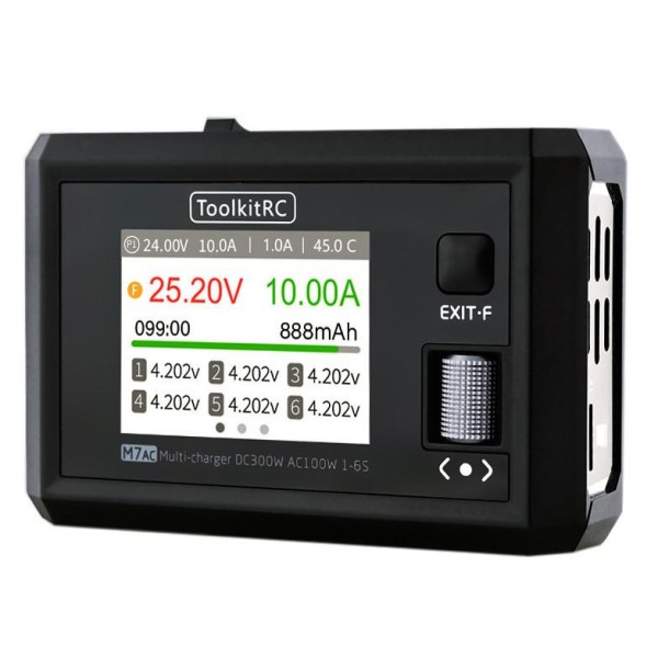 Зарядний пристрій ToolkitRC M7AC AC 100W / DC 300W (TK12200-EU)