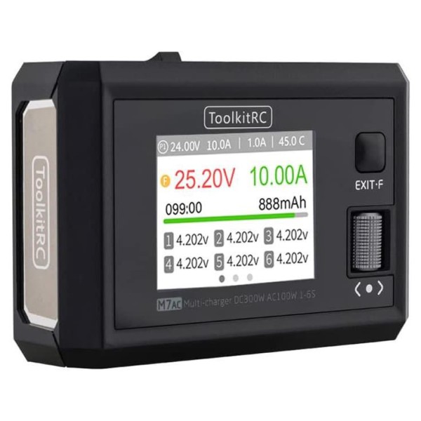 Зарядний пристрій ToolkitRC M7AC AC 100W / DC 300W (TK12200-EU)
