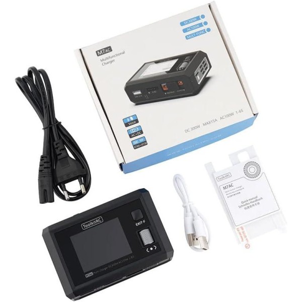 Зарядний пристрій ToolkitRC M7AC AC 100W / DC 300W (TK12200-EU)