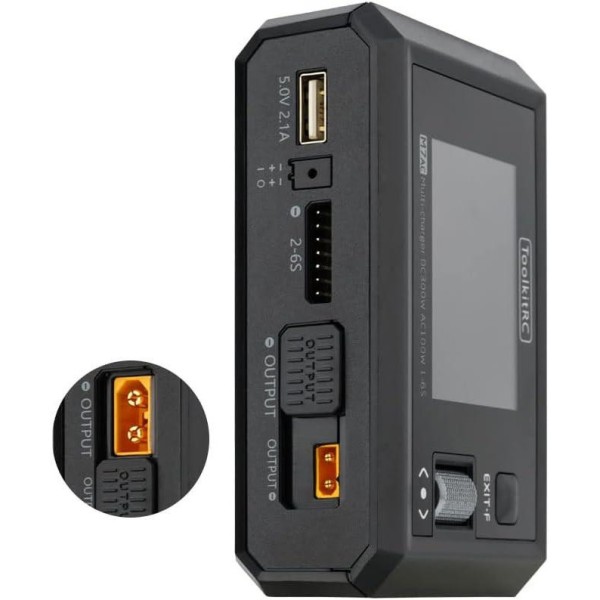 Зарядний пристрій ToolkitRC M7AC AC 100W / DC 300W (TK12200-EU)