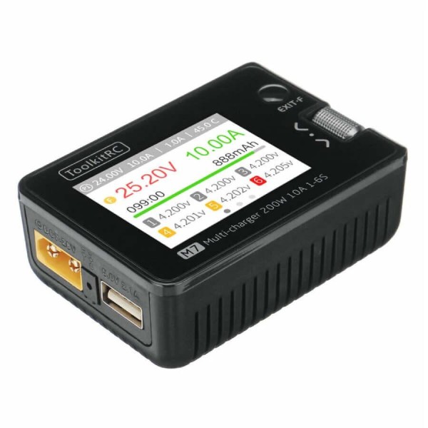 Зарядний пристрій ToolkitRC M7 200W 10A