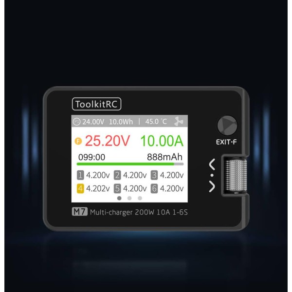 Зарядний пристрій ToolkitRC M7 200W 10A