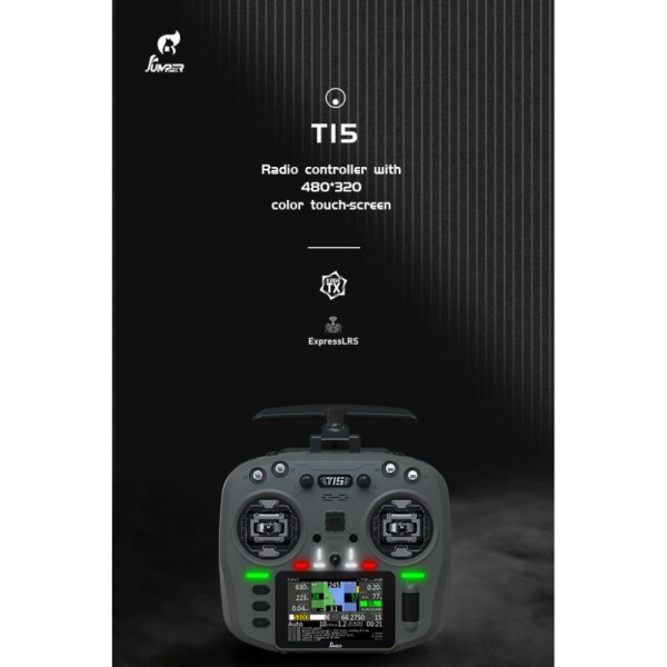 Пульт керування Jumper T15 VS-M HALL ELRS 915MHz (C10129)