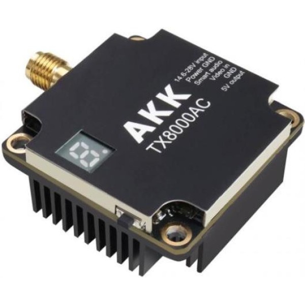 Відеопередавачі AKK Ultra Long Range 8W 4.9G-6G 96CH (TX8000AC)