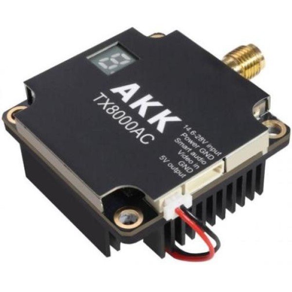 Відеопередавачі AKK Ultra Long Range 8W 4.9G-6G 96CH (TX8000AC)