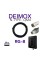 Антенний кабель ALIENTECH Антенный кабель для Alientech DEIMOX N-Type - QMA, 30 м RG-8 (BV-000962)