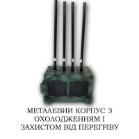 Air Space Logic Автомобільний глушник FPV Дронів 390- 5800 Мгц 50 Вт (885FDCVN)
