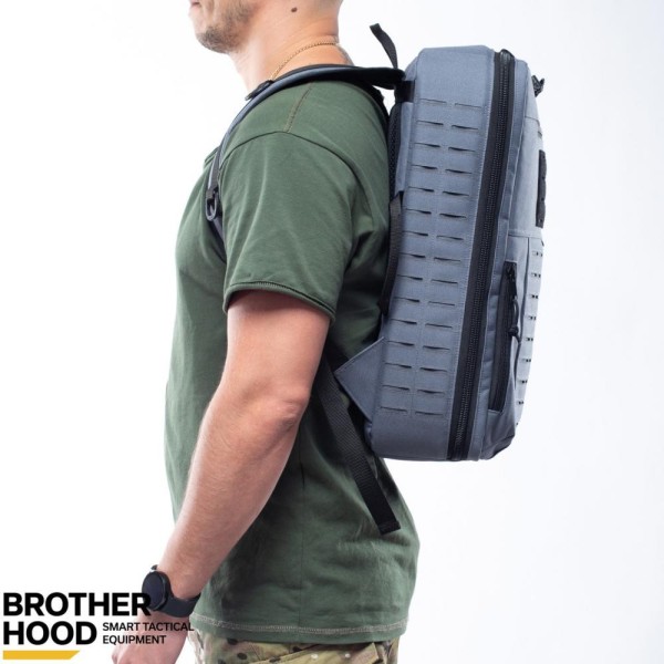 Захисний рюкзак для дронів Brotherhood сірий M (BH-ZRD-02G)