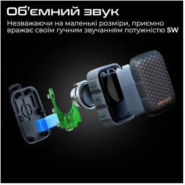 Портативная колонка HiFuture Pocket-S 5W White-Grey (pocket-s.whitegrey)