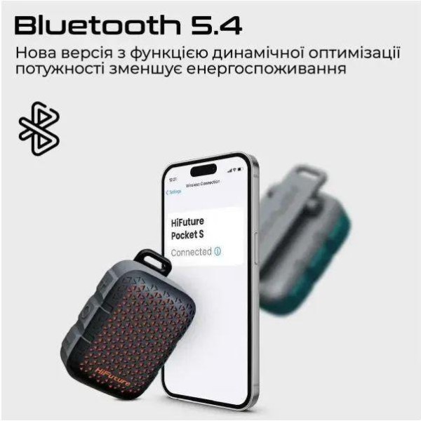 Портативная колонка HiFuture Pocket-S 5W White-Grey (pocket-s.whitegrey)