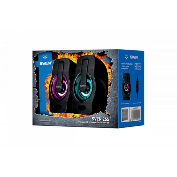 Мультимедійна акустика SVEN 255 Black (00410111)