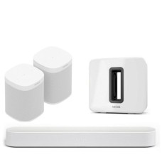 Sonos 5.1. Beam, Sub & One SL White (BEAM51)