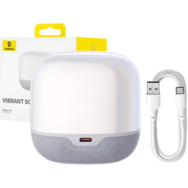 Портативна колонка Baseus AeQur V2 White (A20050500211)