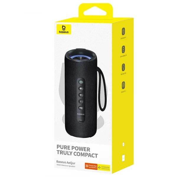 Портативна колонка Baseus AeQur VO20 Black (A20067900117-00)