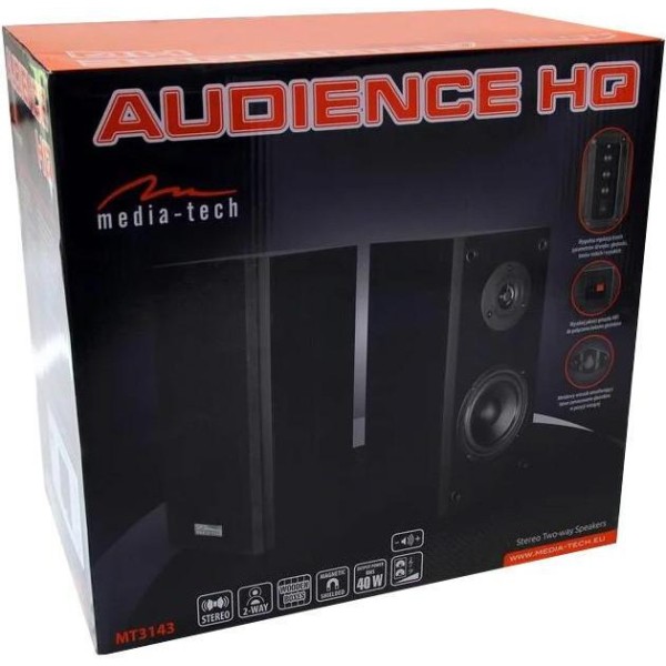 Акустичні колонки Media-Tech Audience HQ 40W Black (MT3143K)