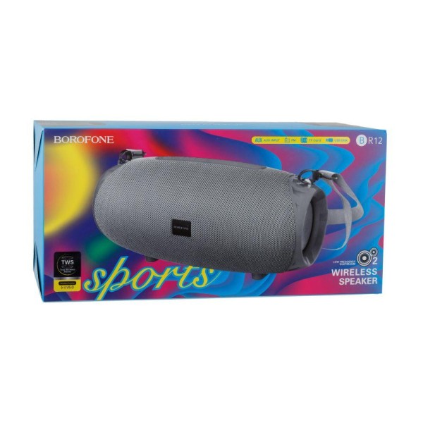 Портативна колонка Borofone BR12 Gray