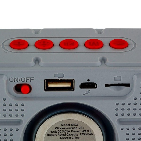 Портативна колонка Borofone BR16 Gage Gray