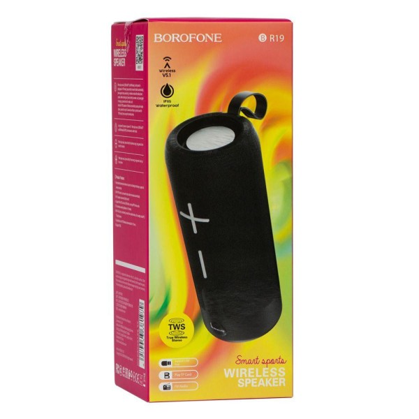Портативна колонка Borofone BR1 Black
