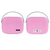 Hoco BS2 Desktop Speaker Bluetooth (Pink-White)