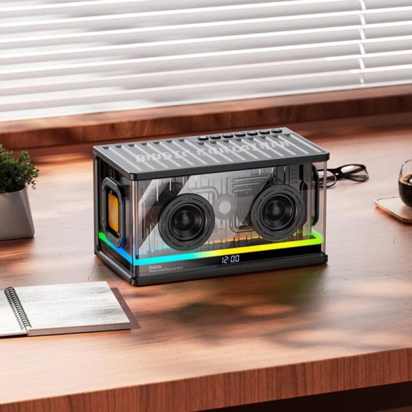 Портативна колонка Hoco BS62 Flash cold energy Black