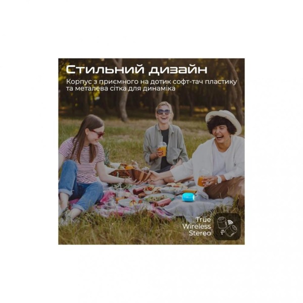 Портативна колонка Promate Capsule Blue