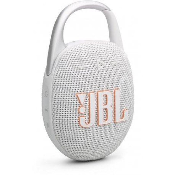 Портативна колонка JBL Clip 5 White (JBLCLIP5WHT)
