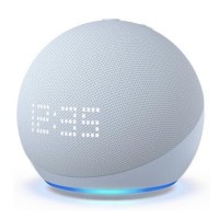 Amazon Echo Dot with clock (5th Generation) Cloud Blue