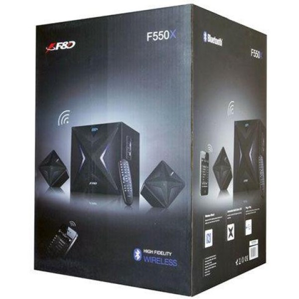 Мультимедійна акустика F&D F550X Black
