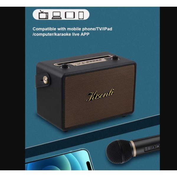 Портативна колонка Kisonli G100 Black