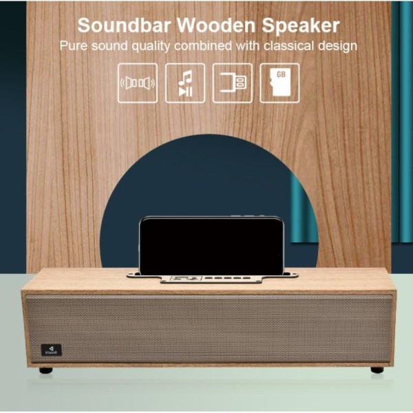 Портативна колонка Kisonli G11 Wooden
