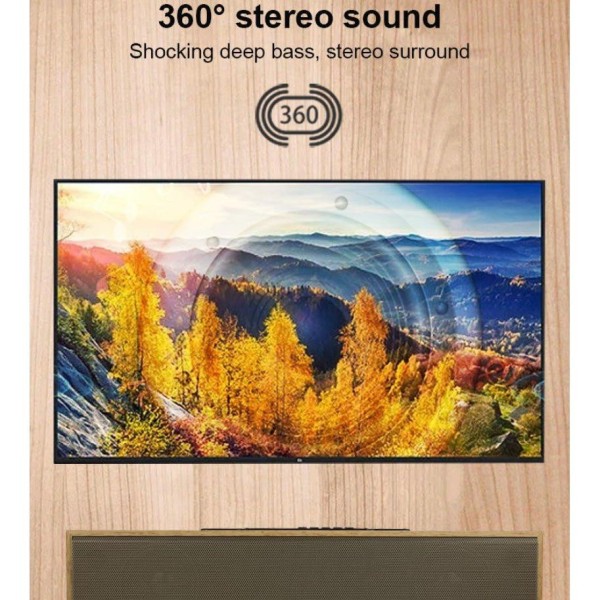Портативна колонка Kisonli G11 Wooden