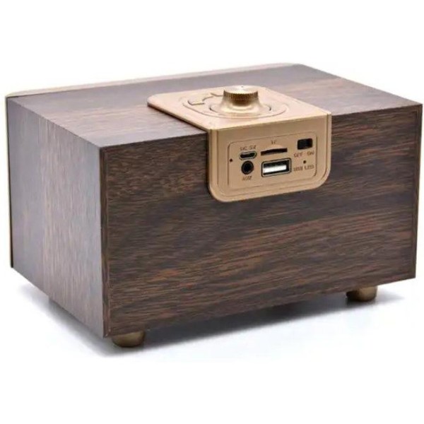 Портативна колонка Kisonli G2 Dark Wood