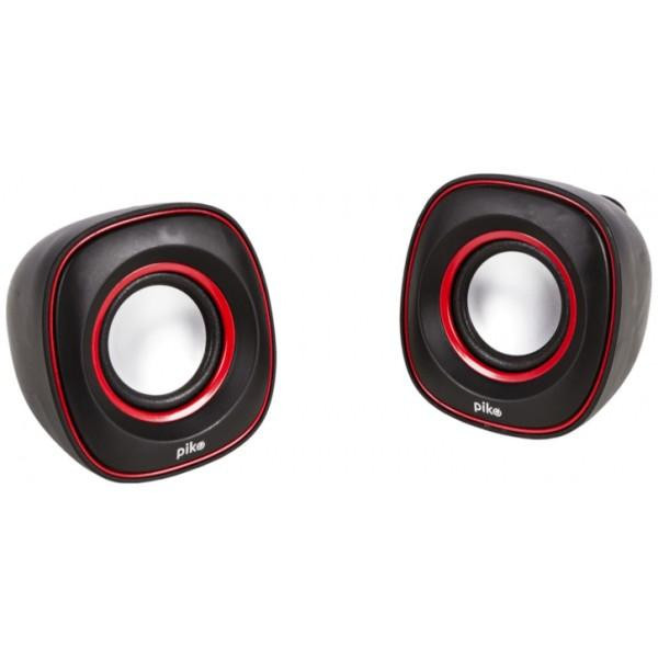 Комп'ютерні колонки Pico GS-202 Black-Red (1283126489457)