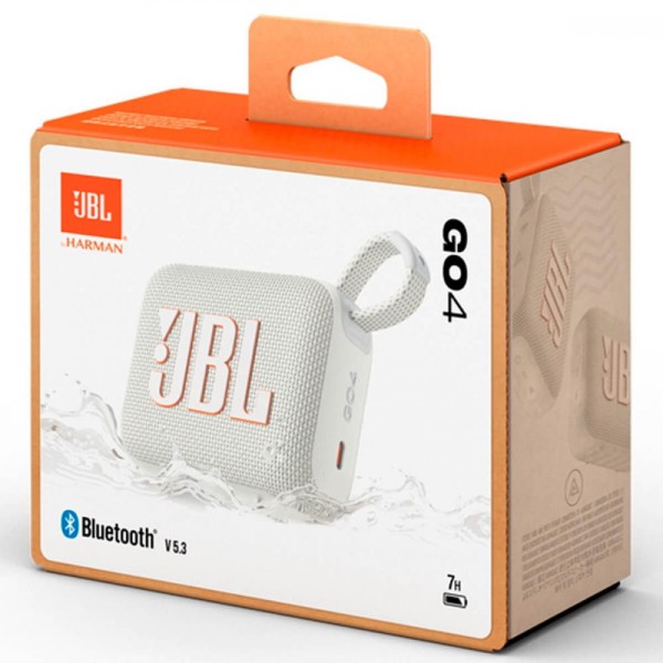 Портативна колонка JBL Go 4 White (JBLGO4WHT)