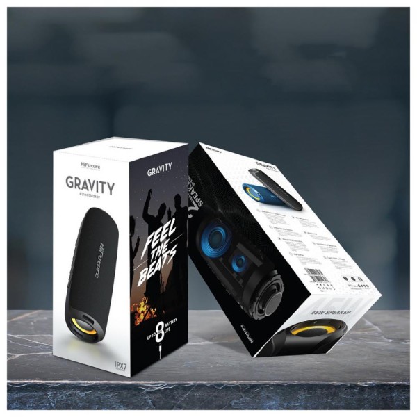 Портативна колонка HiFuture Gravity Black (gravity.black)