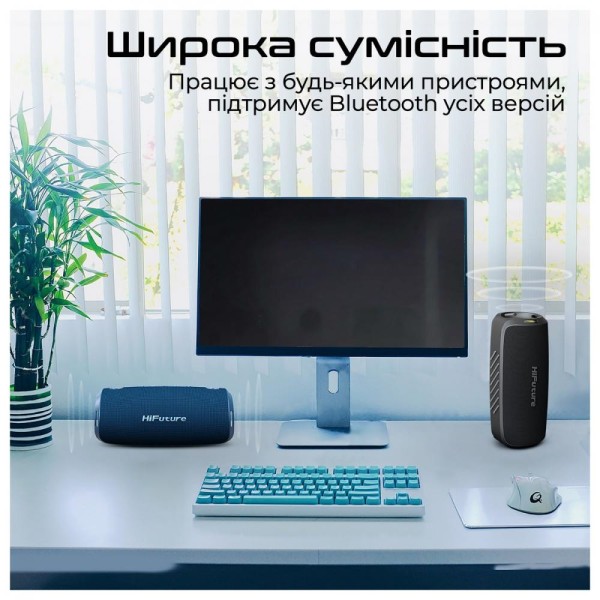 Портативна колонка HiFuture Gravity Black (gravity.black)