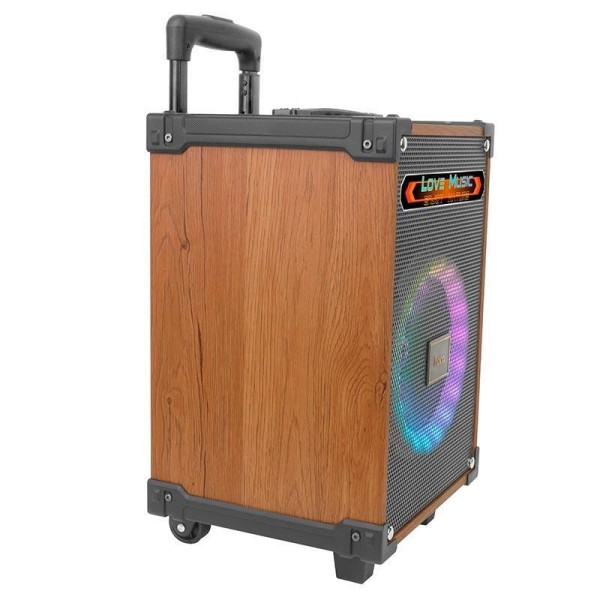 Портативна колонка Hoco HA2 Wave Wooden