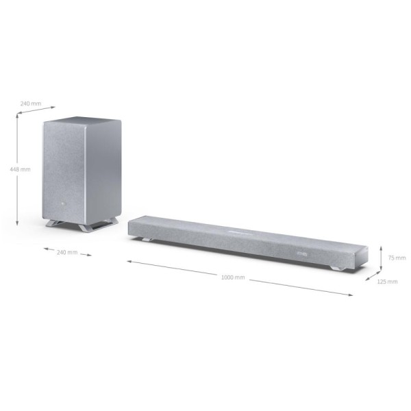 Саундбар Sharp HT-SBW53121 Silver