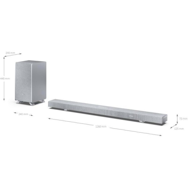 Саундбар Sharp HT-SBW55121 Silver