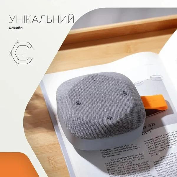 Портативна колонка Canyon Hexagon 10 Grey/Orange (CNE-CBTSP10GO)