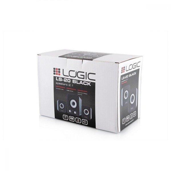 Мультимедійна акустика Logic concept LS-20 Black (G-Y-0LS20-BLA-2)
