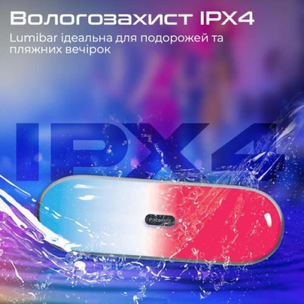 Портативна колонка Promate Lumibar 10W Black (lumibar.black)